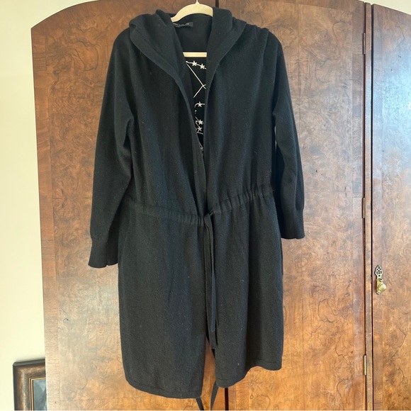 Skull Cashmere Black Cardigan - Picture 2 of 6